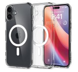 SPIGEN ULTRA HYBRID MAG műanyag telefonvédő (ütésállóság, légpárnás keret, MagSafe) FEHÉR Apple iPhone 16 Plus 5G