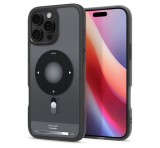 SPIGEN ULTRA HYBRID MAG műanyag telefonvédő (ütésállóság, légpárnás keret, MagSafe) FEKETE Apple iPhone 16 Pro 5G