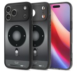 SPIGEN ULTRA HYBRID MAG műanyag telefonvédő (ütésállóság, légpárnás keret, MagSafe) FEKETE Apple iPhone 17 Pro