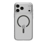 SPIGEN ULTRA HYBRID MAG műanyag telefonvédő (ütésállóság, légpárnás keret, MagSafe) SÖTÉTSZÜRKE Apple iPhone 17 Pro Max