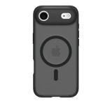 SPIGEN ULTRA HYBRID MAG műanyag telefonvédő (ütésállóság, légpárnás keret, matt, MagSafe) FEKETE Apple iPhone 17 Air