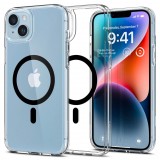 Spigen Ultra Hybrid (MagFit) Apple iPhone 14 Plus tok átlátszó-fekete (ACS04903) (ACS04903)