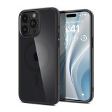 Spigen Ultra Hybrid MagFit Apple iPhone 15 Pro tok, MagSafe, Matte Black, fekete