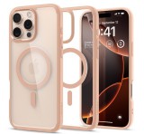 Spigen Ultra Hybrid MagFit, Apple iPhone 16 Pro Max, MagSafe, Átlátszó, Műanyag, Mobiltelefon tok