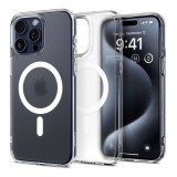 Spigen Ultra Hybrid MagFit Apple iPhone 16 Pro tok, MagSafe, Frost Clear, átlátszó