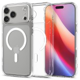 Spigen Ultra Hybrid Magfit Apple iPhone 17 Pro tok, MagSafe, Clear White, fehér