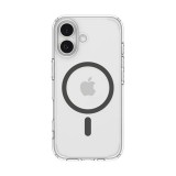Spigen Ultra Hybrid Magfit Apple iPhone 17 tok, MagSafe, Clear Graphite, szürke