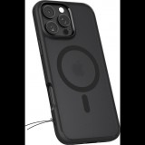 Spigen Ultra Hybrid MagFit Frost iPhone 16 Pro tok füstszínű-fekete (ACS08134) (ACS08134)