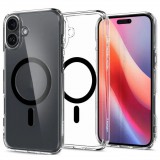 Spigen Ultra Hybrid Magfit iPhone 16 tok átlátszó-fekete (ACS08206) (ACS08206)