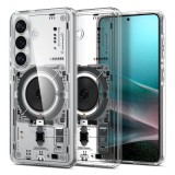 Spigen Ultra Hybrid MagFit Samsung Galaxy S26 tok, MagSafe, Neo One, átlátszó