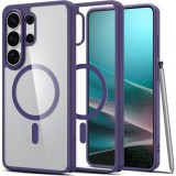 Spigen Ultra Hybrid MagFit Samsung Galaxy S26 Ultra tok, Deep Purple, átlátszó-lila