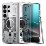 Spigen Ultra Hybrid MagFit Samsung Galaxy S26 Ultra tok, MagSafe, Neo One, átlátszó