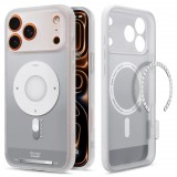 Spigen Ultra Hybrid MagSafe case for iPhone 17 Pro Classic Silver