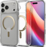 Spigen Ultra Hybrid MagSafe case for iPhone 17 Pro Clear Gold ACS10348