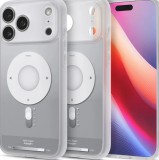 Spigen Ultra Hybrid MagSafe case for iPhone 17 Pro Max Classic Silver ACS10291