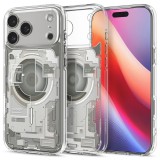 Spigen Ultra Hybrid MagSafe case for iPhone 17 Pro Zero One Natural Titanium ACS10352