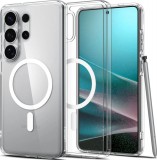 Spigen Ultra Hybrid MagSafe case for Samsung Galaxy S26 Ultra Clear White ACS10679