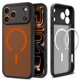 Spigen Ultra Hybrid MagSafe for iPhone 17 Pro Frost Black Orange ACS10483