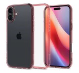 SPIGEN ULTRA HYBRID műanyag telefonvédő (ütésállóság, légpárnás keret, fényes keret) RÓZSASZÍN Apple iPhone 16