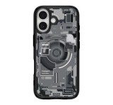 SPIGEN ULTRA HYBRID ZERO ONE műanyag telefonvédő (ütésállóság, légpárnás keret, MagSafe) FEKETE Apple iPhone 17