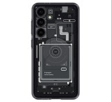 SPIGEN ULTRA HYBRID ZERO ONE műanyag telefonvédő (ütésállóság, légpárnás keret) SÖTÉTSZÜRKE Samsung Galaxy S24 (SM-S921)