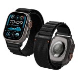 SPIGEN WBF1 szíj Apple Watch 8 / 9 / 10 / 11 / SE / ULTRA készülékhez (44 / 45 / 46 / 49 MM) fekete