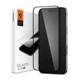 SpigenApple iPhone 14 Pro tr slim hd képernyővédő üveg (2.5d, karcálló, ujjlenyomat mentes, ultravékony, 0.2) fekete