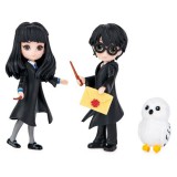 Spin Master Harry Potter: Harry és Cho figura szett, Hedwig figurával