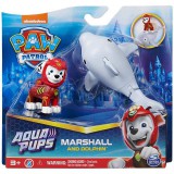 Spin Master Mancs őrjárat - Aqua Pups: Hero Pups Aqua Marshall figura delfinnel (6066147) (SM6066147) - Játékfigurák