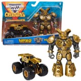 Spin Master Monster Jam: MAX-D kisautó Maximus figurával - arany