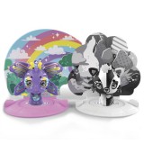 Spin Master Zoobles: Kisállat csomag, 2 db-os - Rainbow Butterfly és Black and White Fox