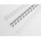 Spirál, fém, 2:1, 12 mm, 100 lap, GBC "MultiBind 21",  fekete [100 db]