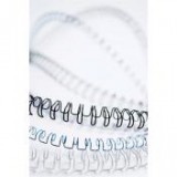 Spirál, fém, 3:1, 12 mm, 81-100 lap, FELLOWES, fehér [100 db]