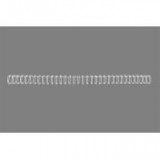 Spirál, fém, 3:1, 14 mm, 125 lap, GBC "WireBind", fehér [100 db]