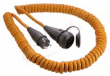 Spirál hosszabbítókábel   1-5m   H07BQ-F 3G1.5   narancs