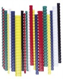 Spirál, műanyag, 10 mm, 41-55 lap, FELLOWES, 100 db, fehér (IFW53458)