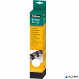 Spirál, műanyag, 14 mm, 81-100 lap, FELLOWES, 25 db, fehér