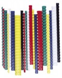 Spirál, műanyag, 16 mm, 101-120 lap, FELLOWES, 100 db, fehér (IFW53470)