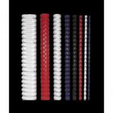 Spirál, műanyag, 6 mm, 10-20 lap, FELLOWES, 25 db, fehér [25 db]