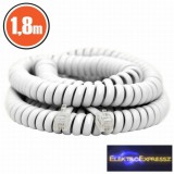 Spirál telefonvezeték 4P/4C 1,8 m