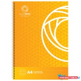 Spirálfüzet A4, 70lap Bluering® franciakockás