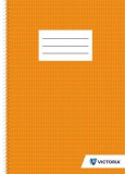 Spirálfüzet, A4, francia kockás, 70 lap, VICTORIA PAPER (ISVFS70F)