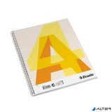 Spirálfüzet, A4, kockás, 70 lap, ESSELTE