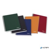 Spirálfüzet, A4, vonalas, 150 lap, keményfedeles, AMBAR "Ideas", vegyes színek