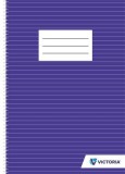 Spirálfüzet, A4, vonalas, 70 lap, VICTORIA PAPER (ISVFS70V)