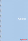 Spirálfüzet, A5, kockás, 80 lap, PP borító, SHKOLYARYK "Genius Pastel", vegyes