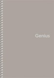 Spirálfüzet, A5, kockás, 80 lap, PP borító, SHKOLYARYK Genius, vegyes (SB806806K)