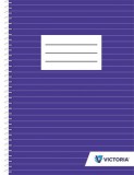 Spirálfüzet, A5, vonalas, 70 lap, VICTORIA PAPER (ISVFSA5V)