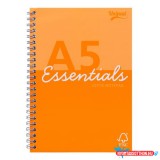 Spirálfüzet, A5, vonalas, 80 lap, PUKKA PAD "Unipad Essentials Jotta", vegyes