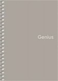 Spirálfüzet, A6, kockás, 80 lap, PP borító, SHKOLYARYK Genius, vegyes (SB806807K)